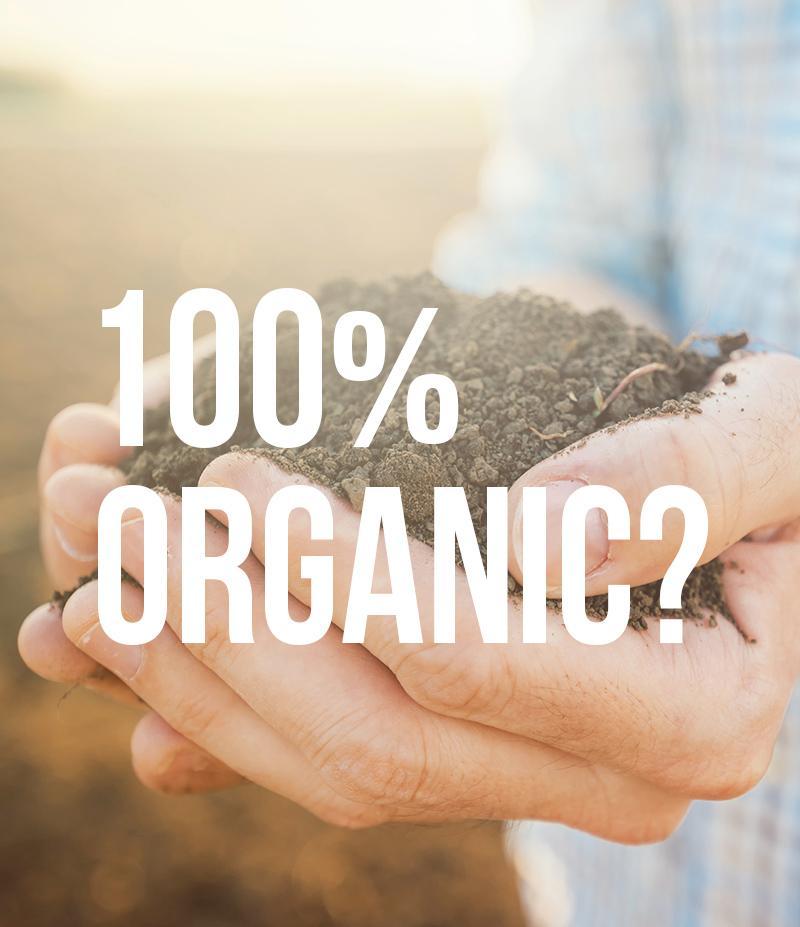 Do you know the difference between 100% Organic vs. Organic?