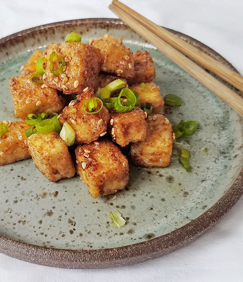 Maple Sesame Crispy Tofu
