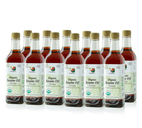 Ecotierra Organic Premium Sesame Oil - 12 Bottles
